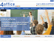 Tablet Screenshot of 4office.ca