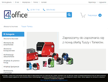 Tablet Screenshot of 4office.com.pl